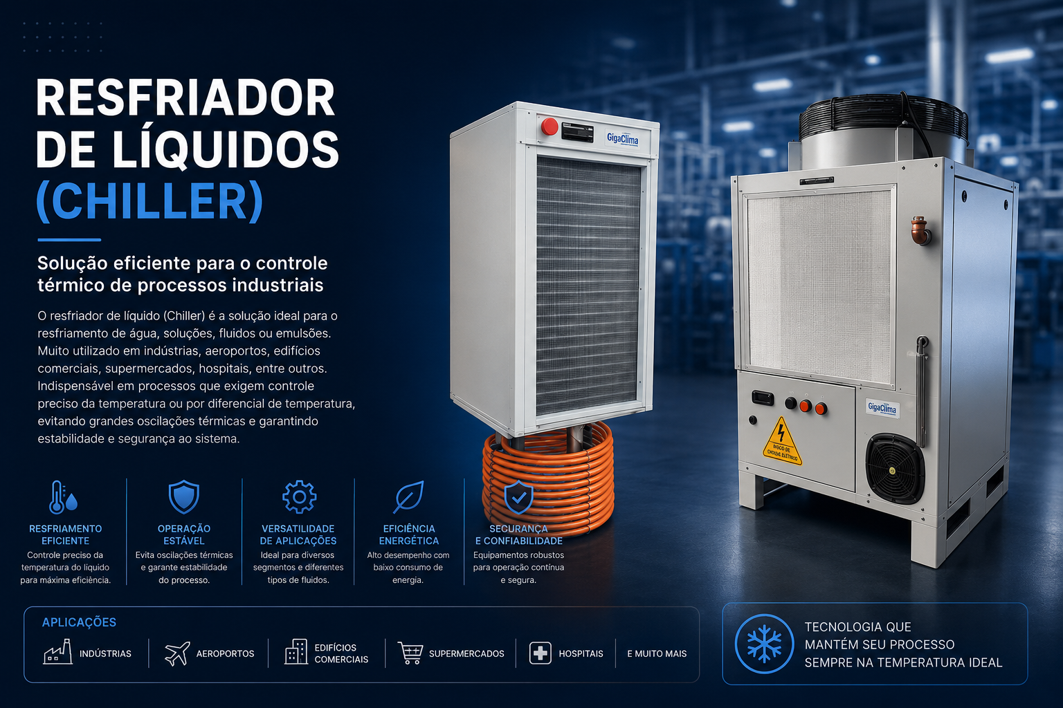 Resfriador de Liquidos Chiller
